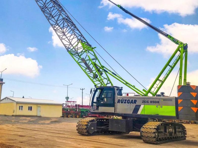Hydraulic Mobile Crane Sinomada 80ton Crawler Crane Zcc850h