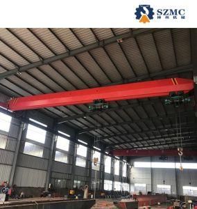 10t Lde Type Electric Double Hoists Single Girder Overhead Crane