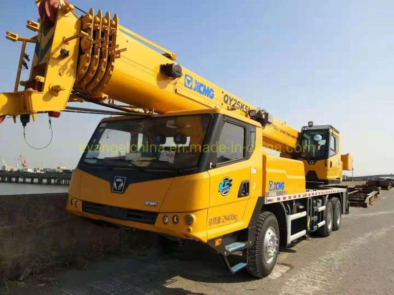 Hot Sale 25 Ton Crane Mobile Hydraulic Truck Cranes Qy25K5l