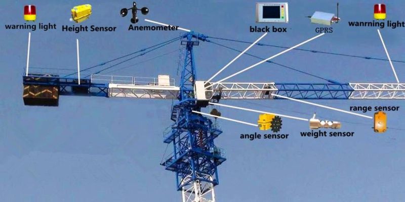 Factory Supply Top Slewing Tower Crane Qtz40 with 4ton Load