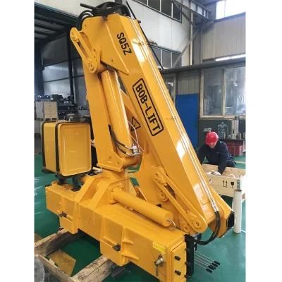 Mobile Knuckle Boom 5 Ton Truck Mounted Crane