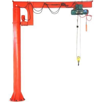 China Factory Supply 180 Degree 1.5t Pillar Floor Mounted Jib Crane