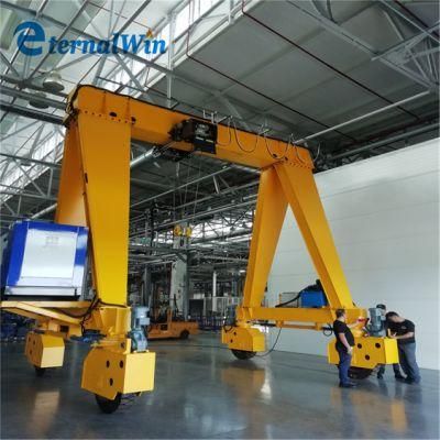 Wholesale Rubber Tire Port Container Gantry Crane 40 Ton Rtg