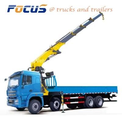 Telescopic Straight Booming Man Ariel Lifter Crane with Hooks, Grabs, and Slings for Bundled or Coiled Material