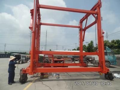 Mini Gantry Crane40000 Kg Diesel Power Crane Low Lifting Container Crane