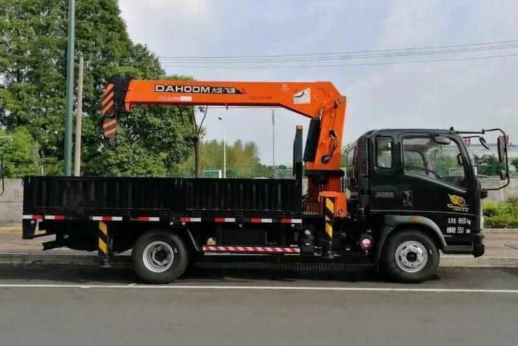 HOWO Crane Truck with Tipper 8 Ton Crane Trucks