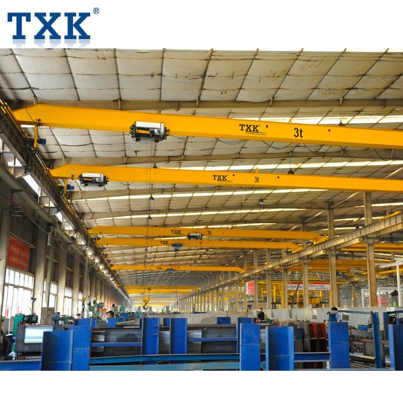 1 Ton Lifting Equipment Single Girder Truck Moving Overhead Crane