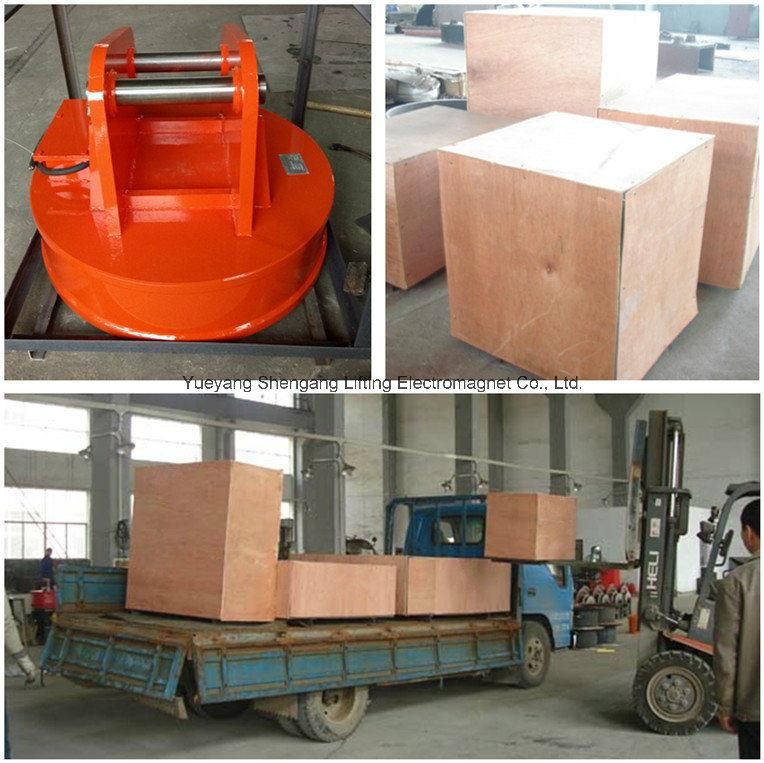 Circular Excavator Lifting Magnet for Lifting Scraps
