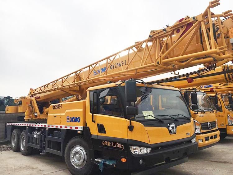 Good Condition Construction Works Qy25K5-I Used Mobile Crane 25 Ton Second Hand Truck Crane
