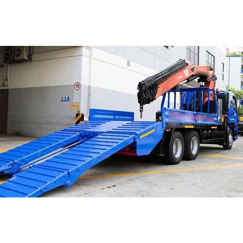 HOWO 10t Knuckle Boom Crane Hydraulic Ladder for Cargo Truck