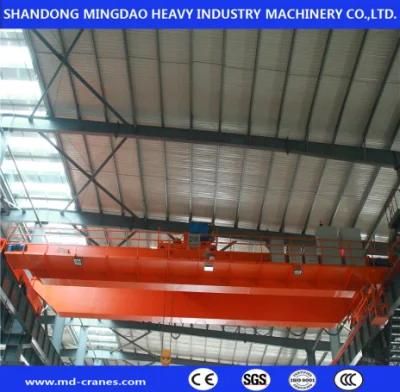 Wireless Remote Control Double Beam Overhead Bridge Crane for Sale