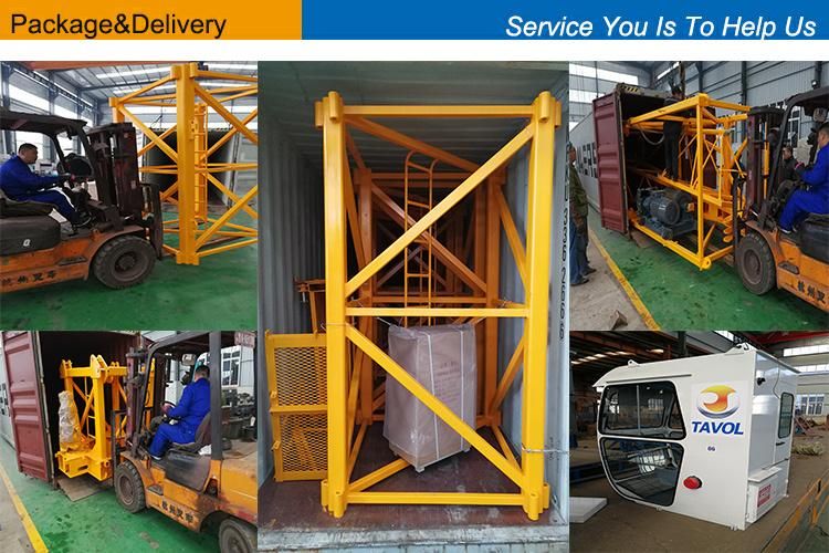 Price of Tower Crane Construction Machinery 4ton Mini Tower Crane for Sale