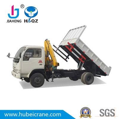 New brand HBQZ SQ80ZB2 Truck mounted Knuckle Boom Crane 3.2ton