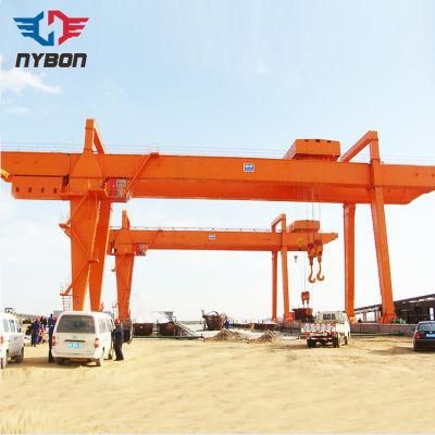 Double Girder Gantry Crane 40 Ton with Both Overhang