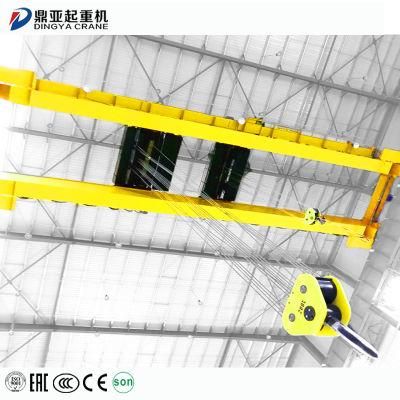 Dy Workshop Hoist 30ton 50ton 75ton Double Beam Overhead Bridge Crane