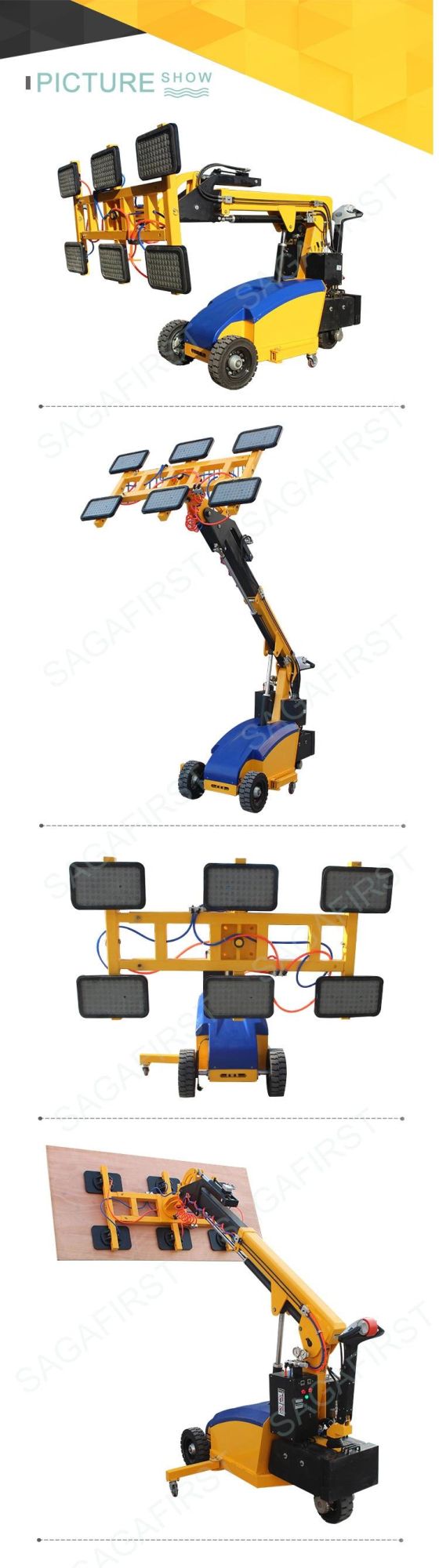 Hydraulic System Vacuum Slab Lifter Robot