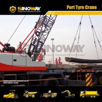 Hydraulic 40 Ton Wheel Type Harbour Crane for Port