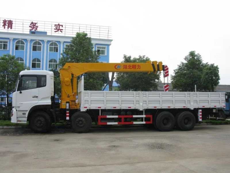 China Heavy Truck Hot Sale Cheap Dongfeng 14ton 16ton Construction Machinery with Knuckle Telescopic Boom Mounted Crane Truck
