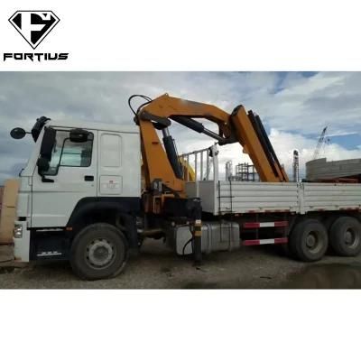 Sinotruk HOWO Light 4X2 8 Tons 10t Knuckle Boom Truck Mounted Crane for Fiji