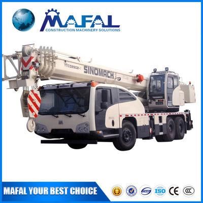 Terex 25 Ton Sinomach Mobile Telescopic Boom Truck Lift Crane