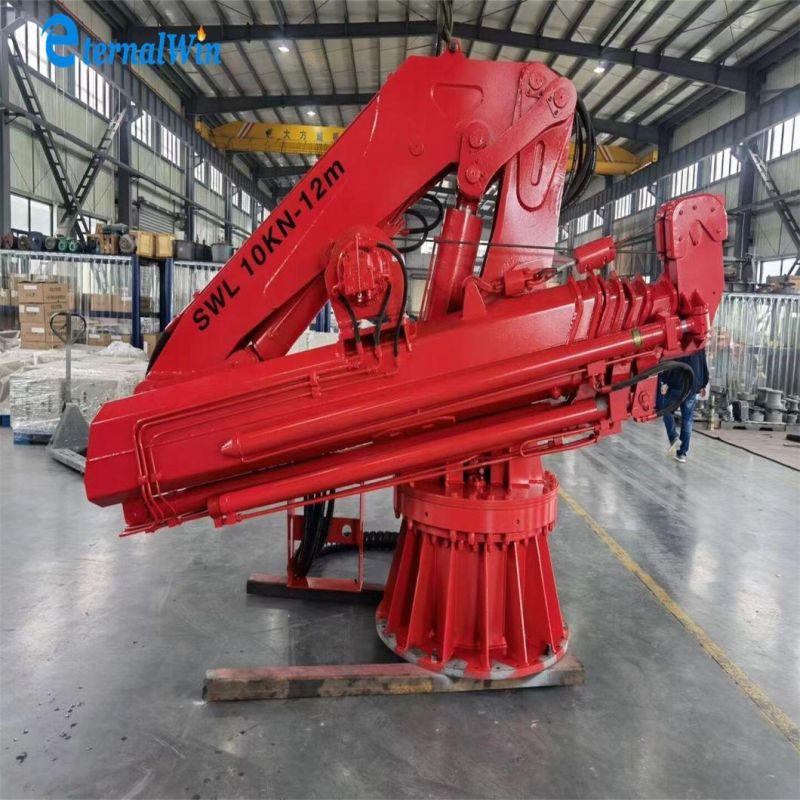 China Manufacturer Portable and Durable 1-20ton Deck Marine Crane