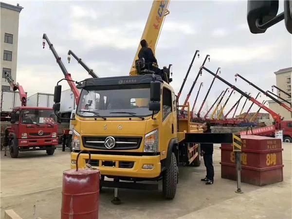 10 Ton Telescoping Boom Truck Mounted Crane Cheap Price for Sale
