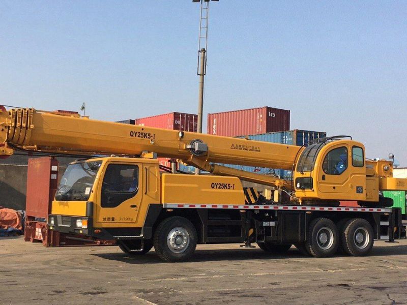 Oriemac Lifting Construction Equipment 25 Ton Mobile Crane Telescopic Boom Truck Crane Qy25K5d