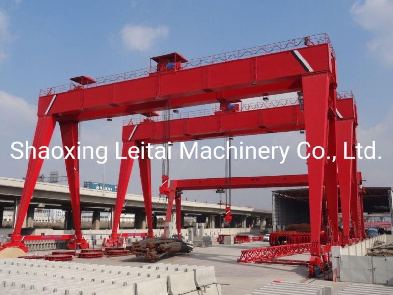 10t Hoist Lifting Equipment Single Girder Gantry Crane in Factory Yard