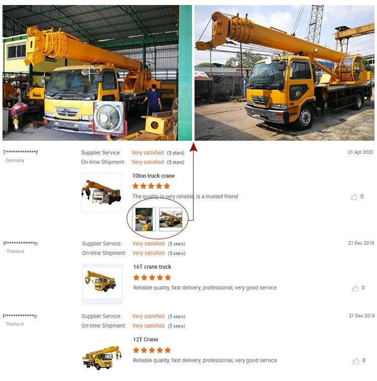 Easy Operating Small 10t Truck Mounted Crane