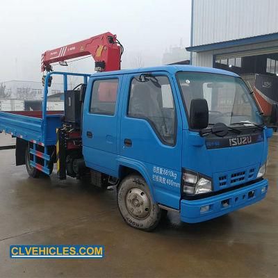 1suzu 5ton Lorry Truck Mounted Crane with Loading Arm Crane