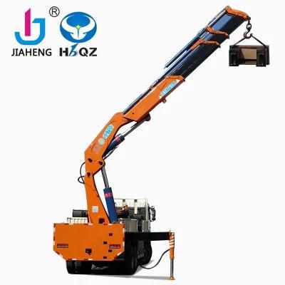 HBQZ 35 Tons Cargo Knuckle Boom SQ700ZB4 truck crane