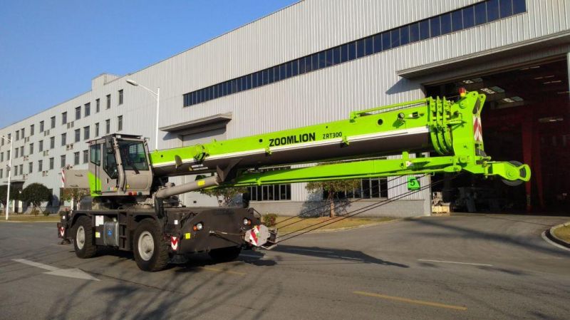 Zoomlion Hydraulic Rough Terrain Crane Zrt300 off-Road Crane for Sale