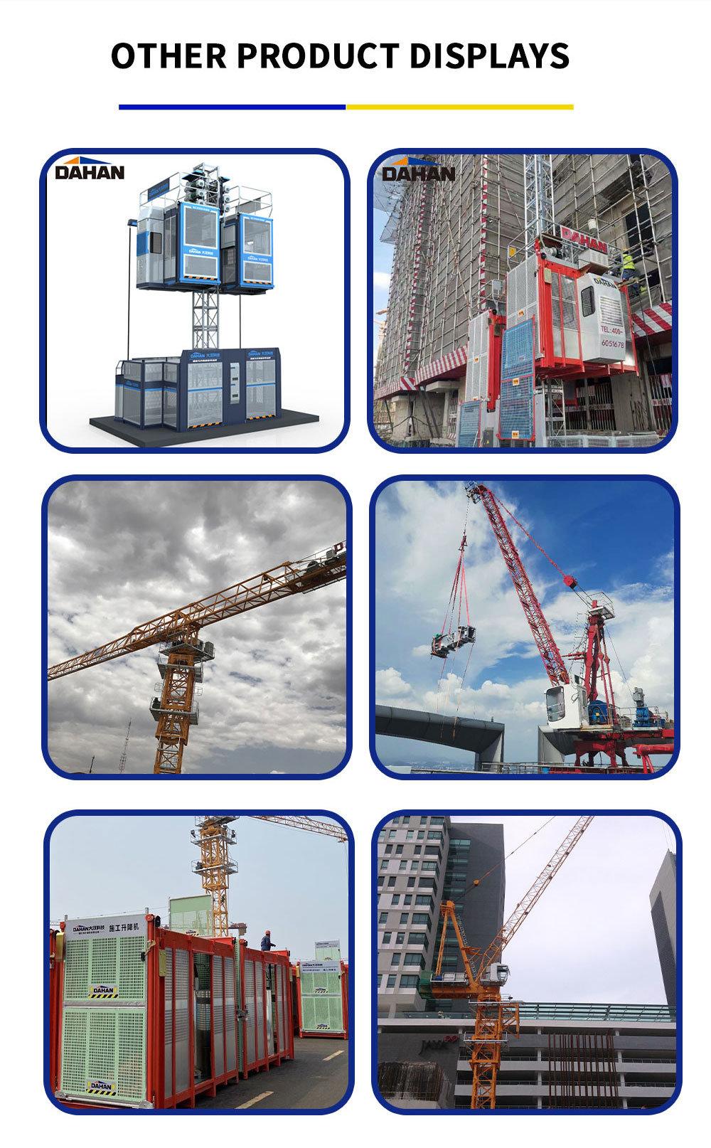 Chinese Manufacturer Dahan Provides 8 Ton Tower Crane