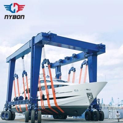 Mobile Boat Lifting Gantry Crane for Dockyard