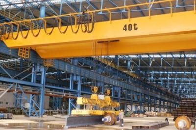 High Quality Low Noise Electric Girder Beam Crane 16ton Double Beam Overhead Crane