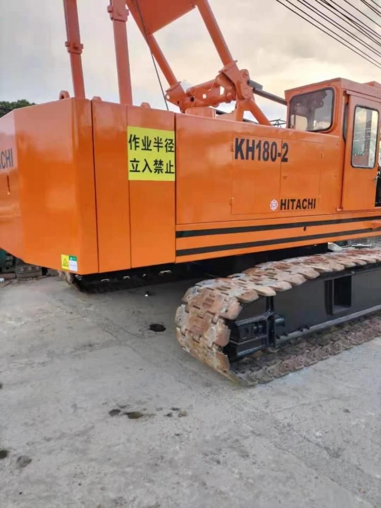 Kh180-2 Crawler Crane Mobile Crane Strong Lifting Capacity Non-Slip