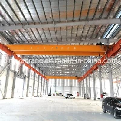 High Quality Double Girder Overhead Bridge Travelling Crane 60 Ton