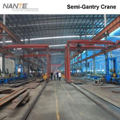 CE Approved Double Girder Semi-Gantry Crane with Great Supervision