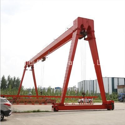 Electric 10ton Single Beam Gantry Crane for Outdoor