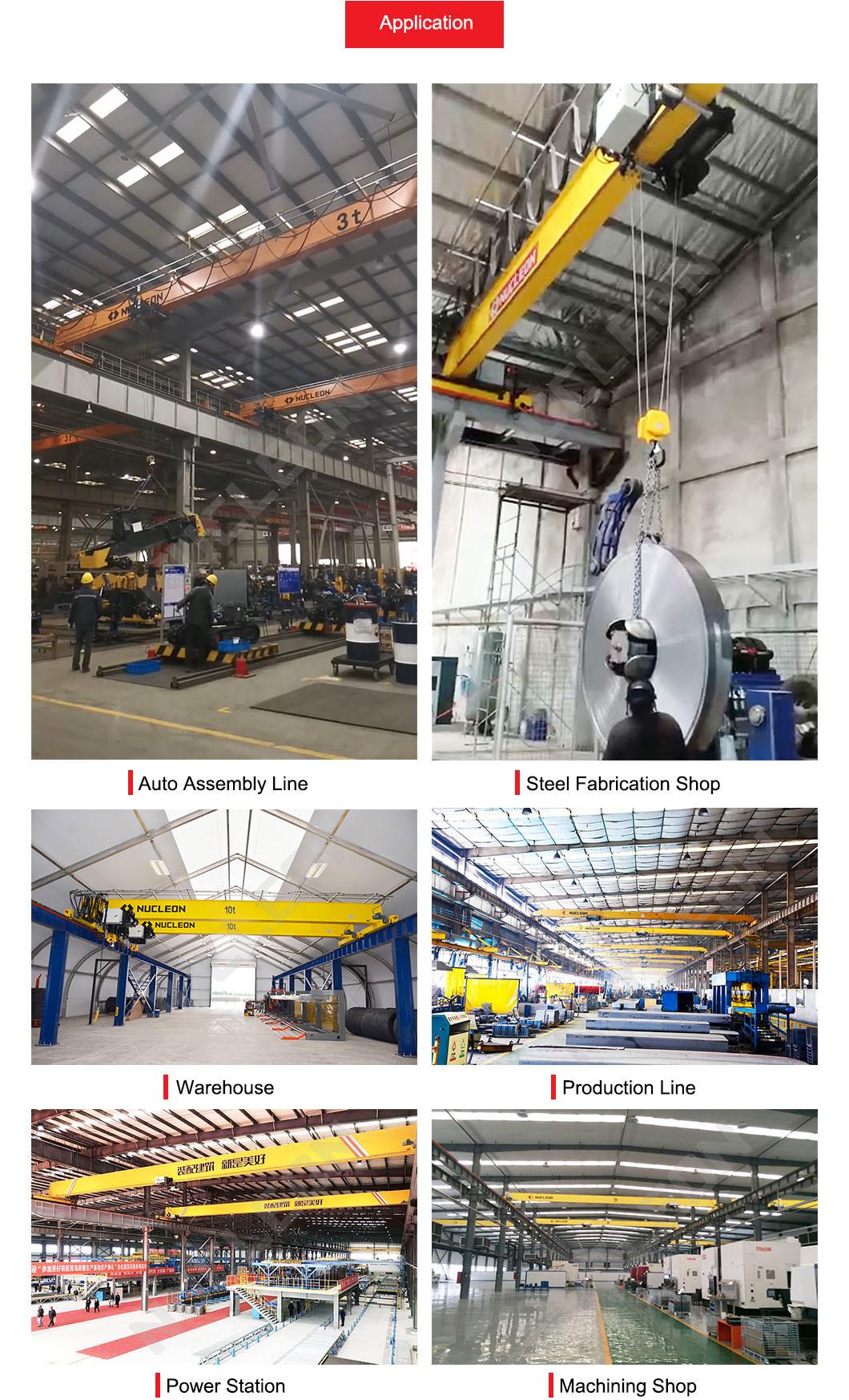 Nucleon High Performance HD 3 Ton Monorail Hoist Crane for Warehouse