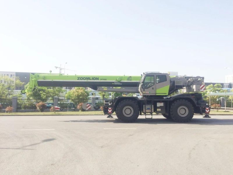 Zoomlion 4 Wheel Drive Rough Terrain Crane 60ton Truck Mobile Rough Terrain Crane Zrt600e532