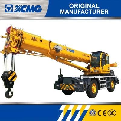 XCMG Official 25 Ton Rough-Terrain Crane Rt25 with Jib Stowed Under Boom