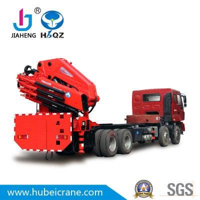 HBQZ 60 Tons Hydraulic Knuckle Boom Truck Mounted Crane Manufacturer SQ1200ZB6