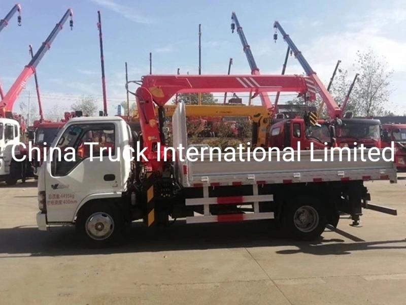 Isuzu Npr 600p 4*2 120HP Truck Mounted Crane