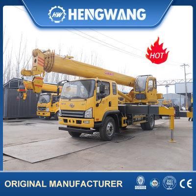 Hengwang Hwqy12t Construction Telescopic Boom Truck Mounted Crane for Sale