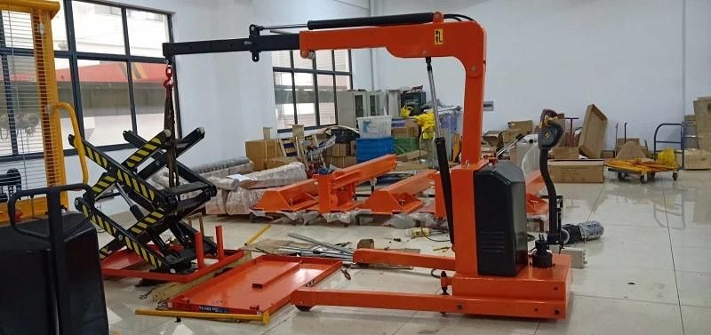 High Quality Handing 0.35t Oil Drum Lifter with Hydraulic Pump