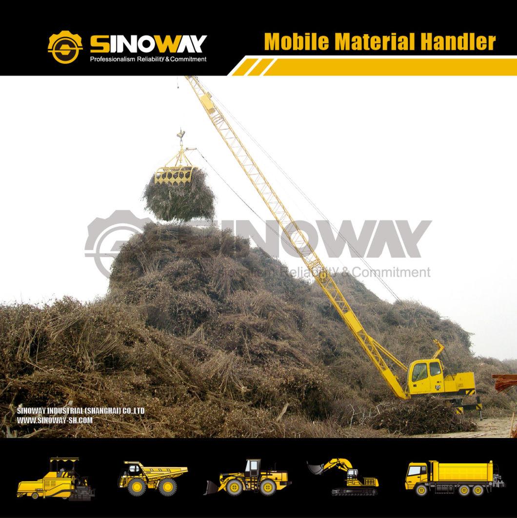 China 35ton Mobile Lattice Boom Material Grabbing Crane for Sale