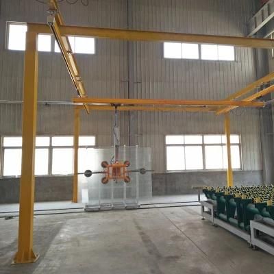 Custom Production Line Proch Shapped Large Coverage Vacuum Glass Lifter of Gantry Crane