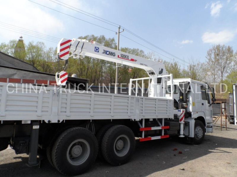 Sinotruk HOWO Truck 6X4 Truck Mounted Crane/Mounted Crane Truck