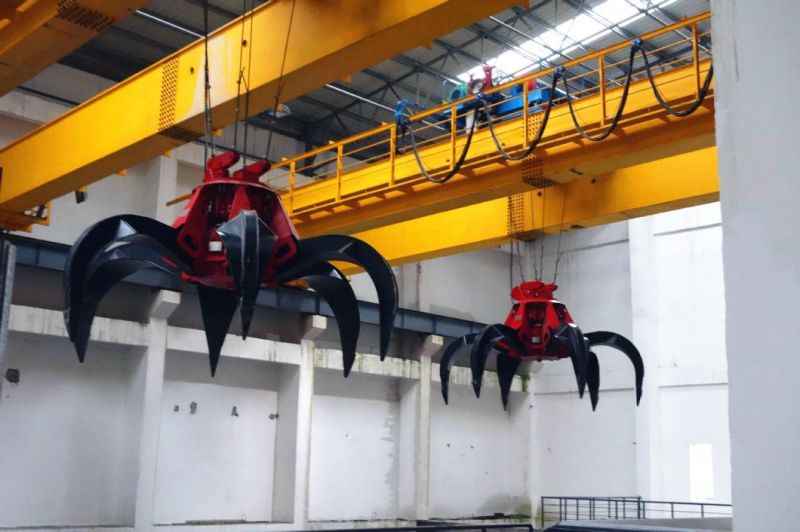 Double Girder Grab Bucket Bridge Crane